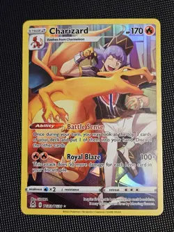 Charizard TG03/TG30 Lost Origins Trainer Gallery Holo Rare Pokemon NM - Image 2