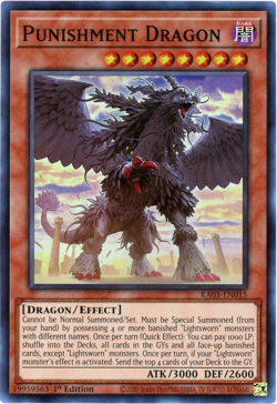 YuGiOh! Punishment Dragon RA03-EN015 Super Rare NM/M Quarter Century Bonanza - Image 1