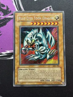 Yugioh Blue-Eyes Toon Dragon MRL-000 Secret Rare Unlimited NM Magic Ruler - Image 1