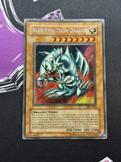 Yugioh Blue-Eyes Toon Dragon MRL-000 Secret Rare Unlimited NM Magic Ruler - Image 3