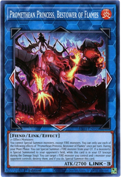 YuGiOh! Promethean Princess, Bestower of Flames RA03-EN050 Super Rare NM/M - Image 1