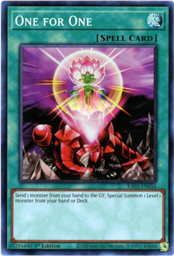 YuGiOh! One for One RA03-EN056 Super Rare 1st Edition NM Quarter Century Bonanz - Image 1