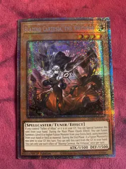 Blazing Cartesia, The Virtuous Yugioh 2022 DABL-EN011 Starlight Rare 1st - Image 1