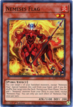 Yugioh! Nemeses Flag - RA03-EN024 - Super Rare - NM/M Quarter Century Bonanza - Image 1