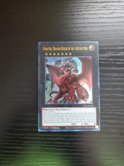 Yugioh - Disaster, Dragon Ruler of All Apocalypses - Ultra Rare - ALIN-EN049 - Image 1