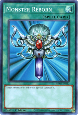 Yugioh! Monster Reborn - RA03-EN052 Super Rare - NM/M Quarter Century Bonanza - Image 1