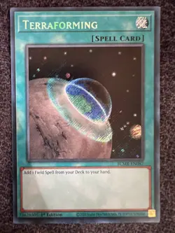 Yugioh Terraforming BLMR-EN087 Secret Rare 1st Edition NM - Image 1