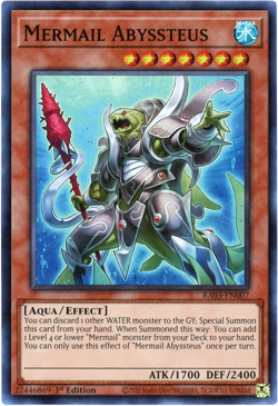 YuGiOh! Mermail Abyssteus RA03-EN007 - Super Rare NM/M Quarter Century Bonanza - Image 1