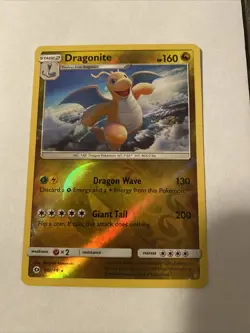 Pokemon TCG Dragonite Reverse Holo Card 96/149 Sun & Moon 2017 Rare - Image 1