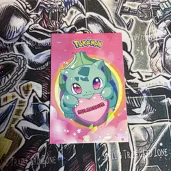 Valentines Bulbasuar 2025 Electric Pokemon Cracked Ice Holo Card Database - Image 1
