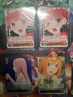 Weiss Schwarz Quintessential Quintuplets Card Lot - 23 Cards From Various Sets - Image 1