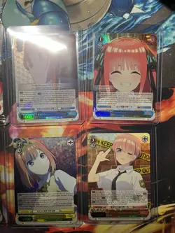 Weiss Schwarz Quintessential Quintuplets Card Lot - 23 Cards From Various Sets - Image 2
