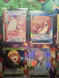 Weiss Schwarz Quintessential Quintuplets Card Lot - 23 Cards From Various Sets - Image 4