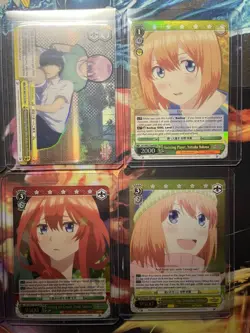 Weiss Schwarz Quintessential Quintuplets Card Lot - 23 Cards From Various Sets - Image 5