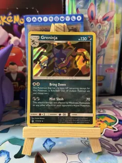 Greninja 117/214 - Unbroken Bonds Holo Rare 2019 Pokemon TCG Card - LP - Image 1