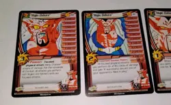 DBZ CCG Majin Dabura 4 Card LOT LV 1-3 UNLIMITED 180 182 Hi Tech Dragon Ball Z - Image 2