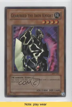 Gearfried the Iron Knight Unlimited YuGiOh Pharaoh's Servant #PSV-101 READ 0e3 - Image 1