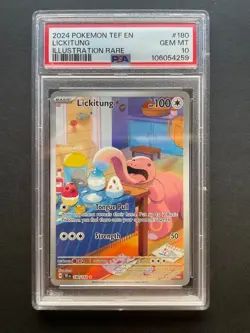Pokemon Card Lickitung 180/162 Temporal Forces - PSA 10 - Image 1