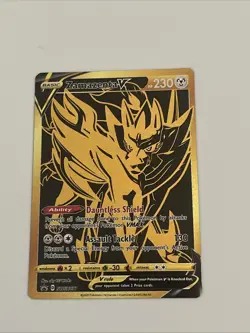 Zamazenta V SWSH077 SWSH: Sword & Shield Card Holo Not a sealed Promo - Image 1