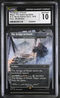 DOOR TO NOTHINGNESS Secret Lair The Bridge of Death Monty Python CGC 10 MTG - Image 1
