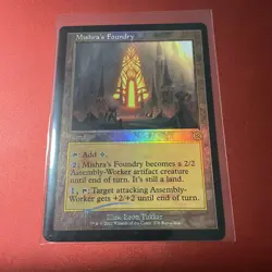 Mishra's Foundry Foil Promo MTG Magic VF NM Mishra Foundry - Image 1