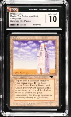 URZA'S TOWER Antiquities Plains CGC 10 Gem Mint MTG [Nostalgium] - Image 1