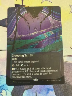 2025 MTG Edge Of Eternities Creeping Tar Pit Galaxy Foil #144 - Image 1