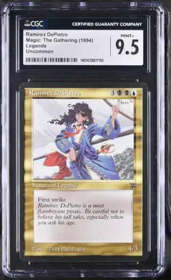 RAMIREZ DEPIETRO Legends CGC 9.5 Vintage MTG [Nostalgium] - Image 1