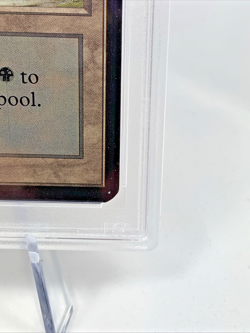 PSA 8 Swamp A - Alpha - MTG Magic the Gathering 1993 Basic Land - Graded NM-MT - Image 5