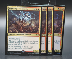Magic The Gathering MTG Lightning Skelemental 4x Modern Horizons Regular - Image 1