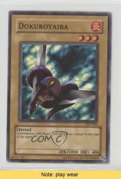 Dokuroyaiba Unlimited YuGiOh Pharaoh's Servant #PSV-099 2002 READ 0w8 - Image 1