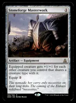 MTG Worldslayer LP Light Play Mirrodin [840] - Image 1