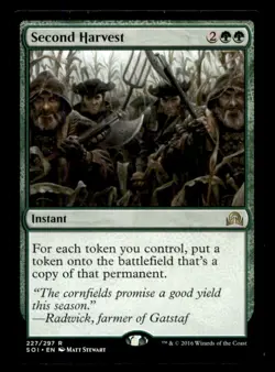 MTG Second Harvest LP Light Play Shadows over Innistrad [847] - Image 1