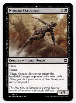 MTG Magic the Gathering Nimana Skydancer (117/280) Zendikar Rising - Image 1