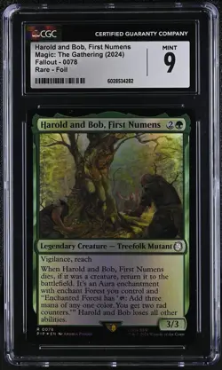 HAROLD AND BOB, FIRST NUMENS Fallout Foil Rare CGC 9 MTG [Nostalgium] - Image 1