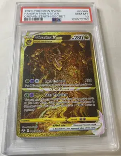 2023 Pokemon Sword & Shield Crown Zenith Giratina VSTAR #GG69 PSA 10 GEM MINT - Image 4