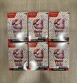 NEW SEALED LOT OF 6 Pokemon TCG Scarlet Violet 151 Booster Bundle - Image 1