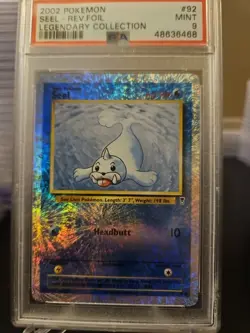 PSA 9 Seel Reverse Holo - 92/110 - Legendary Collection - Pokemon - - Image 1