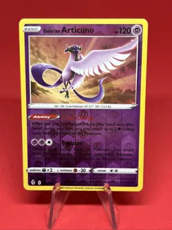 2021 Pokemon Evolving Skies Set Galarian Articuno 63 /203 Reverse Holographic - Image 1