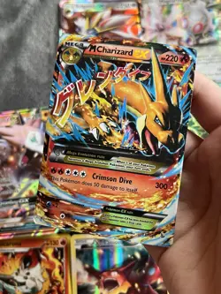 pokemon lot of 10 main cards, includes lillie full art, mcharizard ex 50+ extras - Image 5
