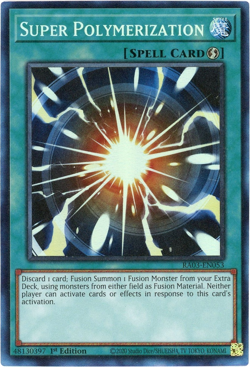 Yugioh! Super Polymerization RA03-EN053 Super Rare NM/M Quarter Century Bonanza - Image 1
