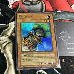Fiber Jar LOD-056 Ultra Rare 1st Edition NM FADED OG YUGIOH RETRO - Image 2