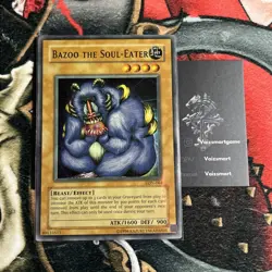 Bazoo the Soul-Eater LON-064 Super Rare NM FADED Print OG YUGIOH - Image 1