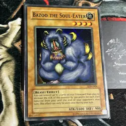 Bazoo the Soul-Eater LON-064 Super Rare NM FADED Print OG YUGIOH - Image 2
