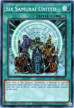 Yugioh! Six Samurai United - RA03-EN054 Super Rare NM/M Quarter Century Bonanza - Image 1
