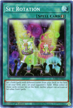 Yugioh! Set Rotation - RA03-EN065 - Super Rare NM/M Quarter Century Bonanza - Image 1