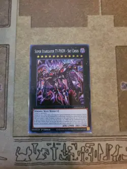 YUGIOH SUPER STARSLAYER TY-PHON SKY CRISIS RA04-EN072 SUPER 1ST ED NM - Image 1