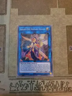 YUGIOH GALAXY-EYES SOLFLARE DRAGON MP19-EN188 SECRET 1ST ED NM - Image 1