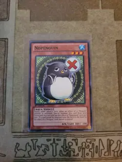 YUGIOH NOPENGUIN PRIO-EN037 COMMON 1ST ED NM - Image 1