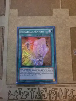 YUGIOH HEXATELLARKNIGHT DUEA-ENDE7 SUPER LIMITED ED NM - Image 1